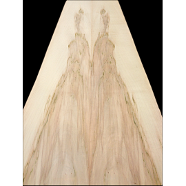 Flamed Sycamore veneer 180 x 20 cm
