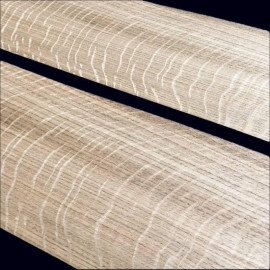Flaky Oak veneer 110 x 15 cm