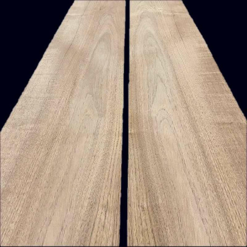 Teak crown-cut veneer 350 x 27 cm