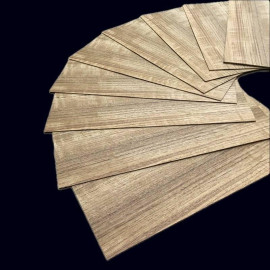 Teak 1.4 mm narrow-width small-size veneer