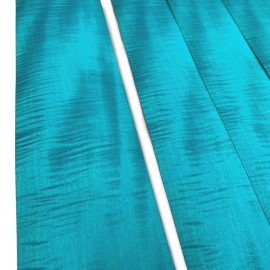 Sycomore ondé bleu lagon 50 x 12 cm