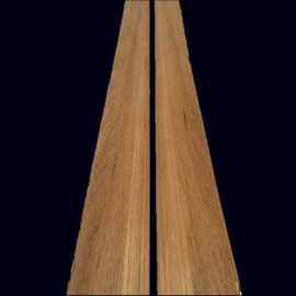 Teak narrow-width veneer 235 x 9 cm