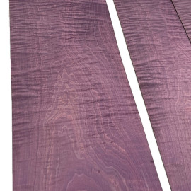 Violet Grape Figured Sycamore Veneer 50 x 19 cm