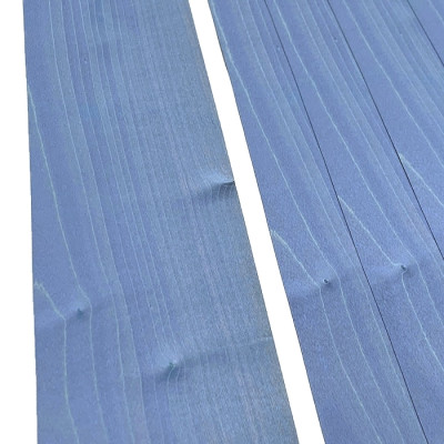 Cornflower Blue Plain Sycamore Veneer 50 x 14 cm