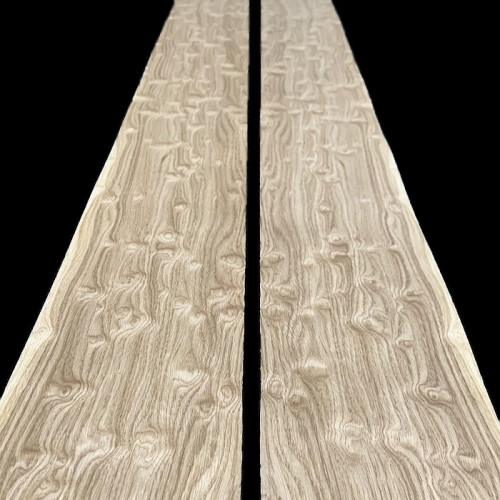 Pommele Oak Veneer 200 x 15 cm