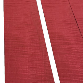 Sycomore Ondé Placage Rouge Rosso Corsa 50 x 11 cm