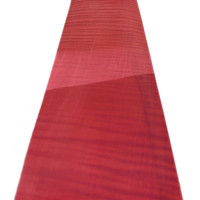 Sycomore Ondé Placage Rouge Rosso Corsa 50 x 11 cm