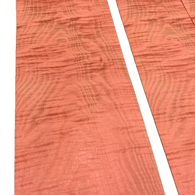Nacarat Red Sycamore Dyed Veneers 50 x 17 cm