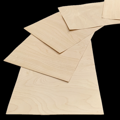 Swirly Sycamore Veneers XXL Small-size Veneers