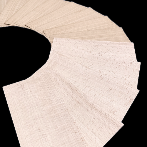 Natural Beech Narrow-width Small-size Veneers