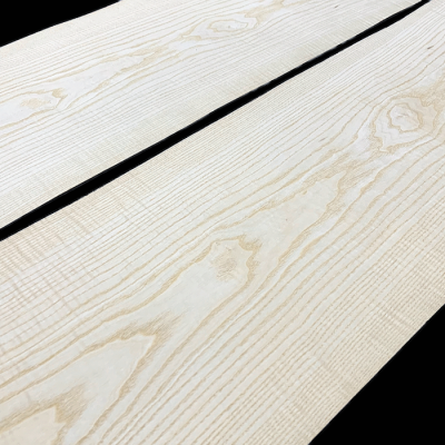 Figured White Ash Veneers 240 x 36 cm