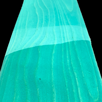 Sycomore Turquoise Placage Teinté 50 x 17 cm