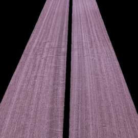 Purpleheart Quarter-cut Veneers 300 x 18 cm