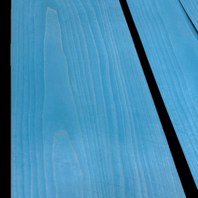 Deep Sky Blue Sycamore Dyed Veneers 50 x 22 cm