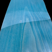 Deep Sky Blue Sycamore Dyed Veneers 50 x 22 cm