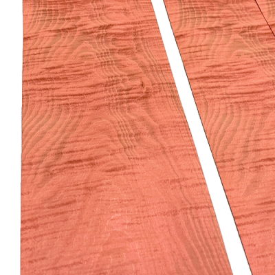 Tomato Red Sycamore Dyed Veneers 50 x 17 cm