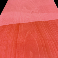 Nacarat Red Sycamore Dyed Veneers 50 x 28 cm