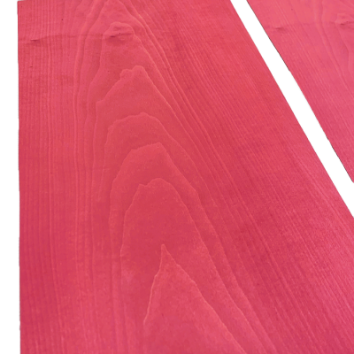 Redcurrant Red Sycamore Dyed Veneers 50 x 27 cm