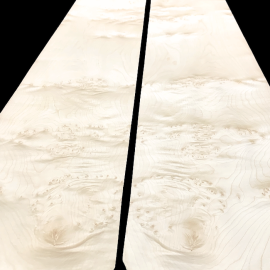Ronce de Sycomore Placage 140 X 30 cm
