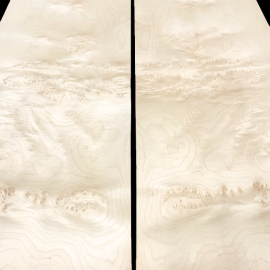 Cluster Sycamore Veneers 85 x 37 cm