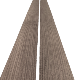Wenge Quarter-cut Veneers 265 x 13 cm