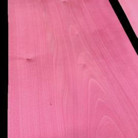 Raspberry Pink Sycamore Dyed Veneers 50 x 30 cm