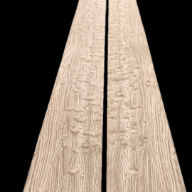Chêne Pommelé Placage 180 X 14 cm