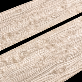 Pommele Oak Veneers 180 x 14 cm