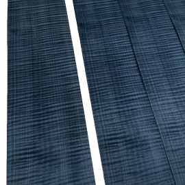Sycomore Ondé Bleu Tardis Placage Teinté 50 x 12 cm