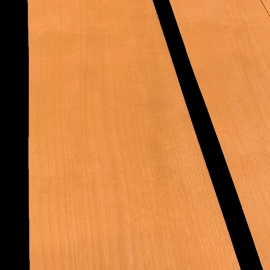 Mandarin orange Sycamore Dyed Veneers 50 x 16 cm