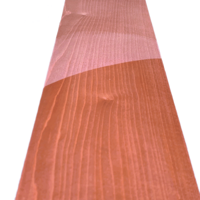 Sycomore Terracotta Rosé Placage Teinté 50 x 15 cm