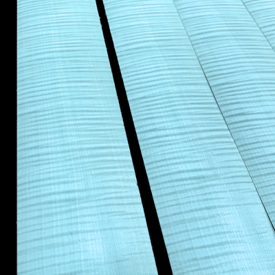 Sycomore Ondé Bleu Glacé Placage Teinté 50 x 12 cm