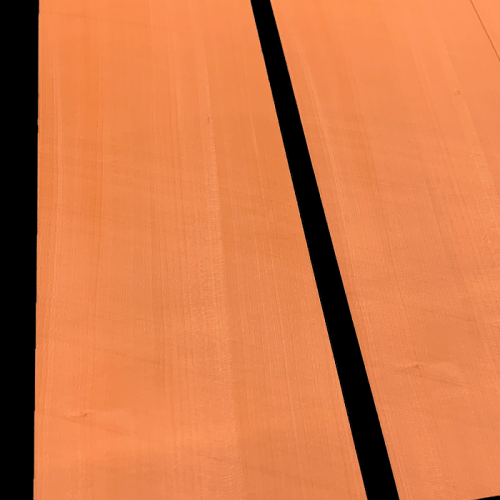 Carrot Orange Sycamore Dyed Veneers 40 x 18 cm