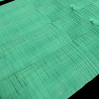 Malachite Green Figured Sycamore Dyed Veneers 50 x 10 cm
