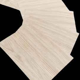 Half Crown-cut Oak Small-size Veneers