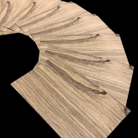 Black Limba Small-size Veneers