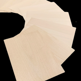 Steamed Beech Crown-cut Small-size Veneers