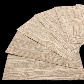 Pommele Oak Narrow-width Small-size Veneers