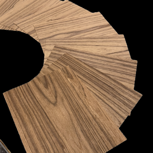Teak Crown-cut Small-size Veneers