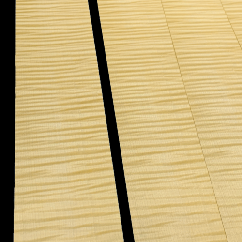 Sycomore Ondé Jaune Or Placage Teinté 50 x 11 cm