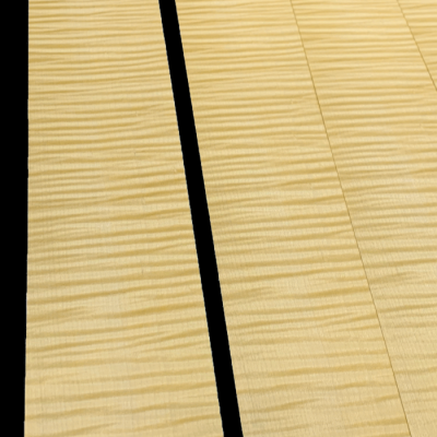 Sycomore Ondé Jaune Or Placage Teinté 50 x 11 cm