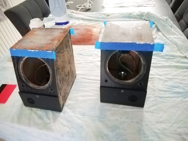 speakers during the makeover